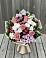 Букет цветов из: Альстромерии, Гвоздики, Розы и Хризантемы в Павлищево