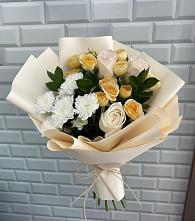 Букет цветов из:  Розы и Хризантемы в Павлищево