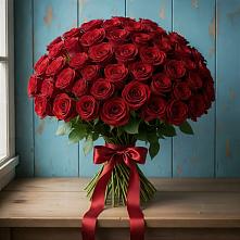 Букет Красные розы Блэк Меджик в Павлищево