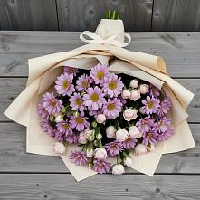 Букет цветов из:  Розы и Хризантемы в Павлищево