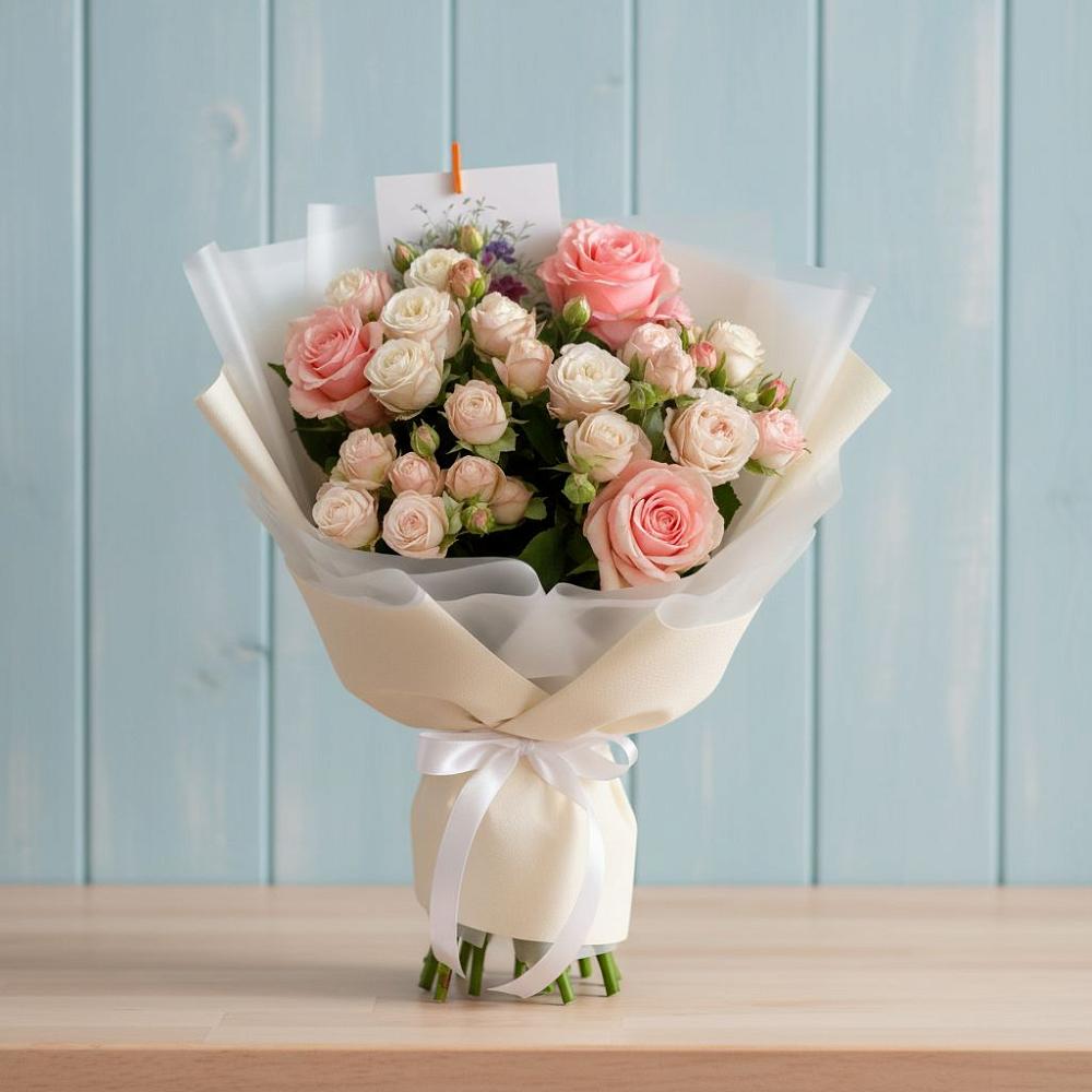 Букет цветов из: Розы в Павлищево