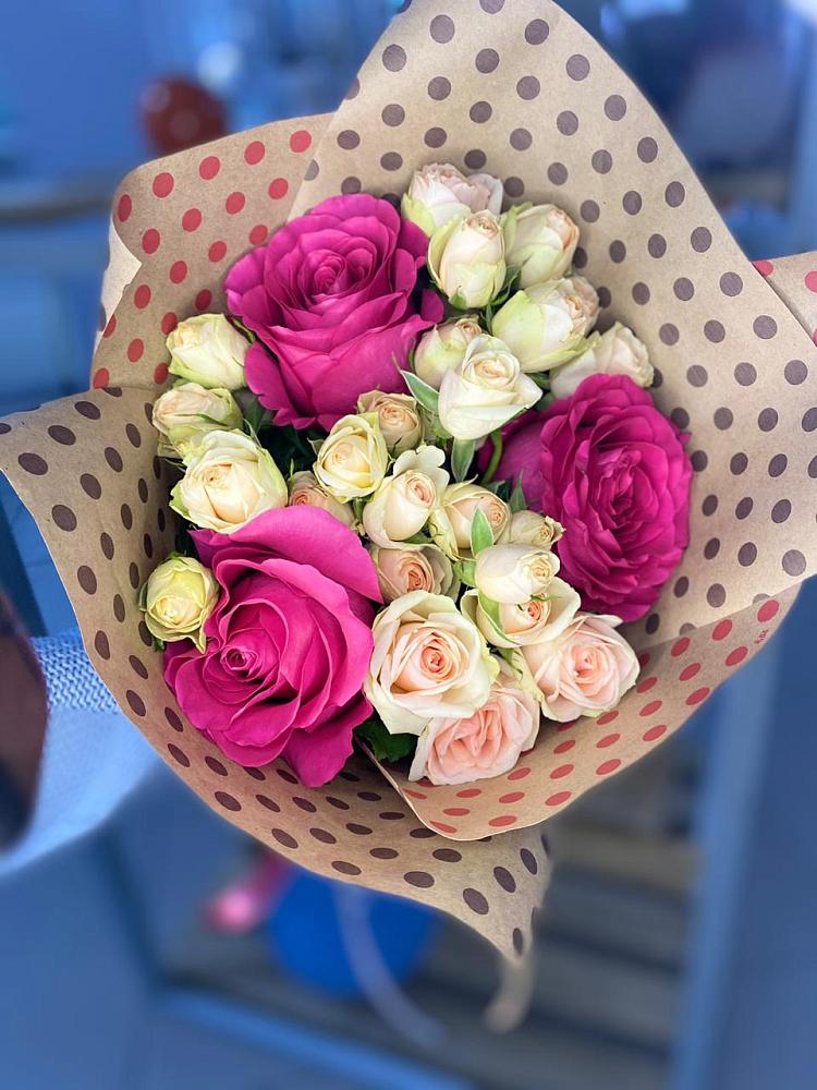 Букет цветов из: Розы в Павлищево