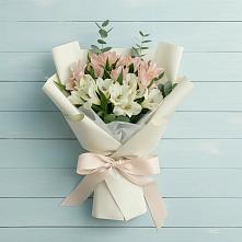 Букет цветов из:  Альстромерии в Павлищево