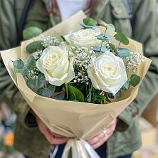 Букет Нежные грёзы в Павлищево Букет цветов из: Розы в Павлищево