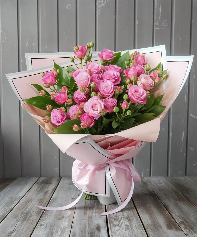 Букет Розовый кустик в Павлищево
