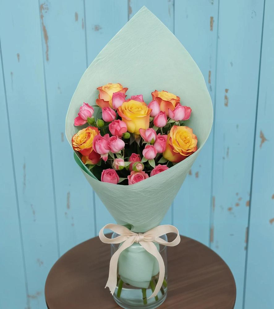 Букет цветов из: Розы в Павлищево