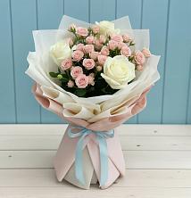 Букет цветов из:  Розы в Павлищево