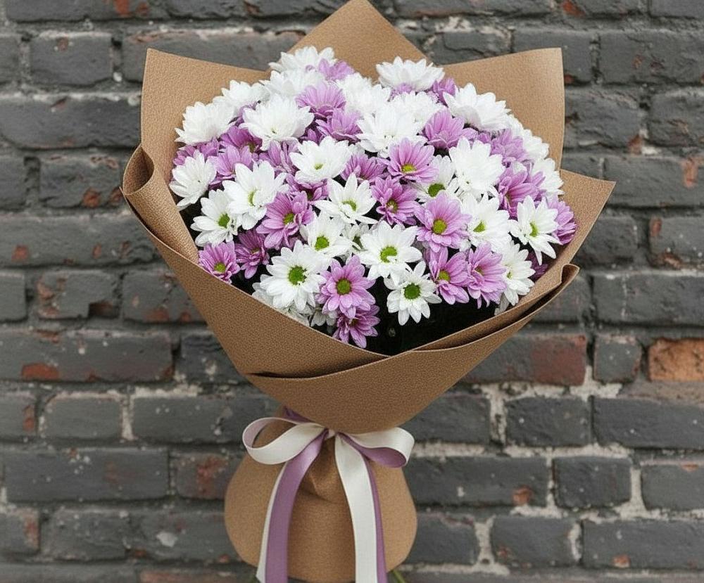 Букет цветов из: Хризантемы в Павлищево