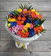 Букет цветов из:  Розы и Хризантемы в Павлищево