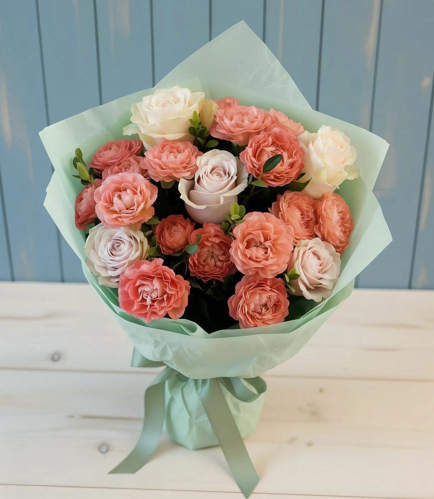 Букет цветов из: Розы в Павлищево