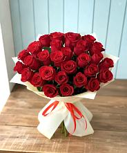 Букет 29 Красных роз в Павлищево