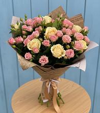 Букет цветов из:  Розы в Павлищево